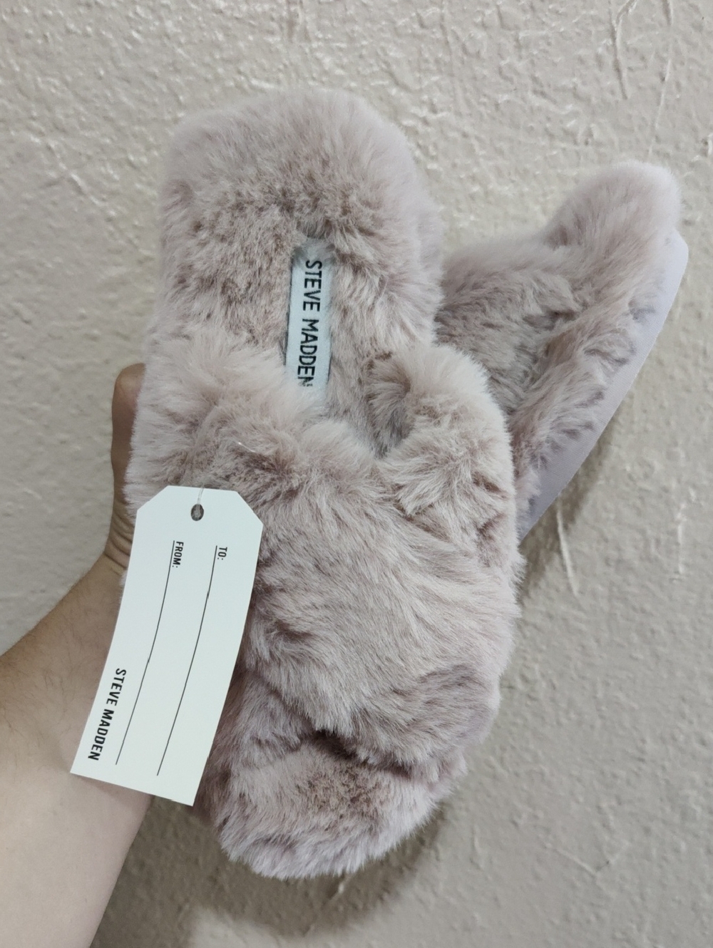 Steve Madden Criss Cross Slippers - Size 7/8 Dusty Pink